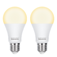 aigostar bombilla con sensor de movimiento bombilla led e27 a60 12w equivalente a 81w luz calido 3000k 1170 lm automatica bombilla e27 detector de movimiento no regulable 2 unidades