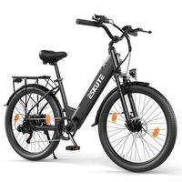 bicicleta electrica eskute c100 plus urbana y para desplazamientos diarios para adultos negra