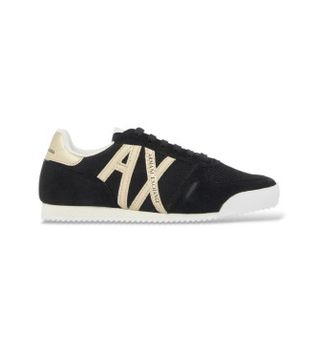 A|X Armani Exchange para mujer. XW002794AF22755MC077 Zapatillas Urban negro (40), Plano, Cordones, Casual