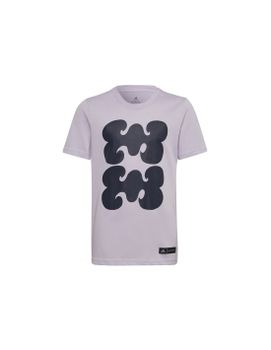 Camiseta adidas Marimekko Graphic Infantil Violet