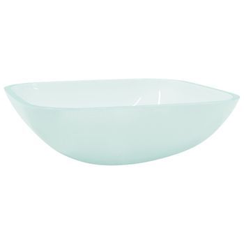 Lavabo De Baño Moderno | Lavabo De Vidrio Esmerilado 42x42x14 Cm