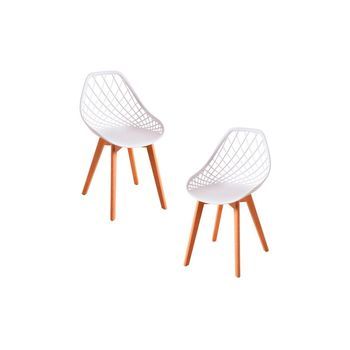 Pack 2 Sillas Deli - Blanco