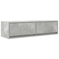 mueble para tv  muebles de salon gris concreto 100x31x255 cm madera elaborada cfw73419