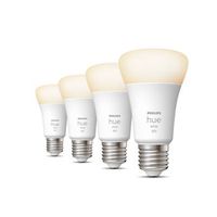 philips hue white bombilla inteligente a60 - e27 - 800 paquete de 4