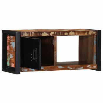 Mueble Para La Tv | Mueble De Salón | Mesa De Tv 80x30x35 Madera Maciza Reciclada