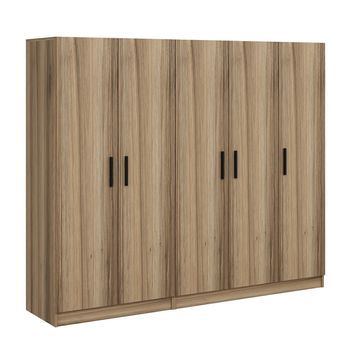 Armario Kale-7499 Dore 225x190x52 Cm