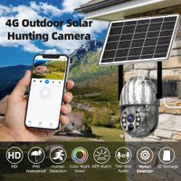 camara solar jooan 4k camara de vigilancia de rastreo para exteriores 4g vision nocturna infrarroja hd deteccion humana de movimiento de vida silvestre para caza