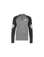 camiseta de fitness adidas gym 3 bandas 14 zip hombre negroblanco