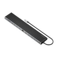 base para portatil aisens asuc-13p042-gr usb-c dock 13 en 1 4k hdmi displayport