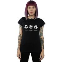 disney camiseta live love laugh para mujer