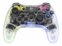 white shark legion transparente bluetooth usb gamepad anal gico digital android pc playstation 3 ios playstation 4 nintendo switch