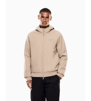 EA7 para hombre. 7M002279_AF21228 Chaqueta Lux Identity Beige (L), Casual, Poliéster