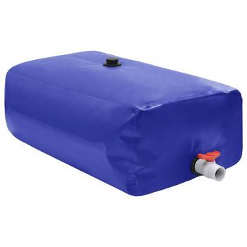 Depósito De Agua Plegable Con Grifo Pvc 1500 L Vidaxl