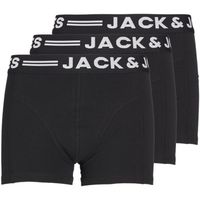 jack  jones boxer 12256698 sense trunks 3-pack noos mni black para nino