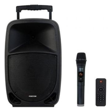 Altavoces Fonestar MALIBU-310 Portátiles Bluetooth 100W con micrófono UHF y trolley