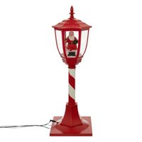 farolillo rojo decorativo h90cm 30 led blanco frio con transformador