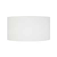 pantalla de lampara tela blanco