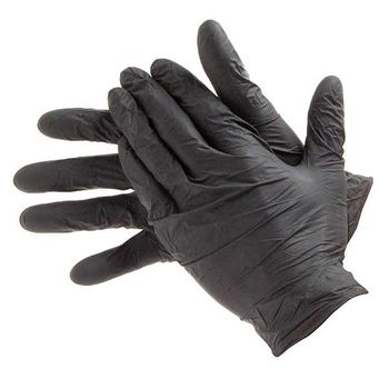 Black Nitrile Gloves GL8973 Size Large Box Of 100