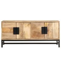 mesa de centro 90x55x40 cm madera - marron
