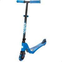patinete 2 ruedas luminosas manillar regulable 33x69x70-80 cm azul
