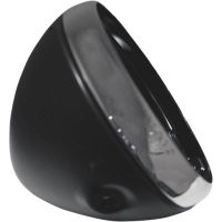 cascara del faro halogeno 7  british cromo borde negro