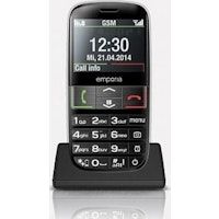 Emporia EUPHORIA 2.3 pulgadas pulgadas 90g Negro, Plata