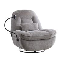 home heavenly ermi sillon confort gama g funcion giratoria efecto balancin soporte movil gris