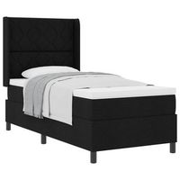 cama tapizada 203x100x128 cm  - negro
