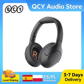 QCY H3 Lite ANC auriculares inalámbricos Bluetooth 5,3 auriculares para juegos controlador de 40mm sonido HiFi sobre la oreja auriculares conexión multipunto