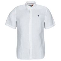 timberland camisa manga corta ss mill river linen shirt slim para hombre