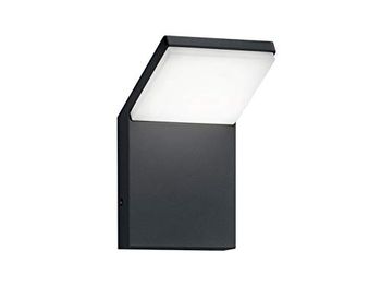 Trio Pearl - Aplique de exterior LED, 9W, IP54, 900 lumens, color antracita