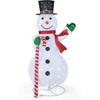 180cm muneco de nieve elevado costway 75 x 65 x 150 cm