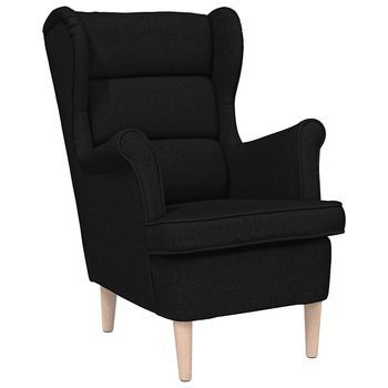 Sillón De Tela Negro 74x84x100 Cm Vidaxl