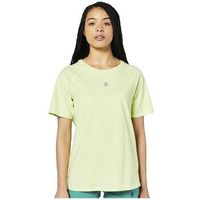 superdry camiseta t-shirt coupe ample jaune para mujer
