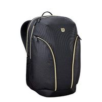 mochila wilson defy v1 negro dorado