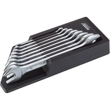 Hazet 450n/8rs Juego De Llaves De Dos Bocas ∙ Perfil De Hexágono Exterior ∙ 6 X 7 – 21 X 22 ∙ Número De Herramientas: 8