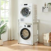 soporte para lavadora hokangend 105x73x63 cm - blanco encasa