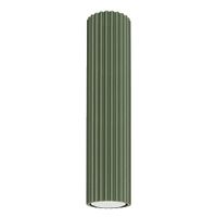 lampara de techo verde oliva aluminio alt 7 cm