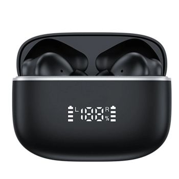 Auriculares in-ear M16 ANC inalámbricos Bluetooth 5.4, reducción de ruido activo de 48 dB, ENC reducción de ruido de lla
