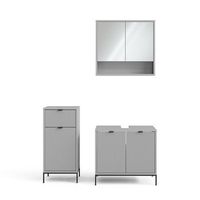 conjunto de muebles de bano eliza 3 piezas vicco
