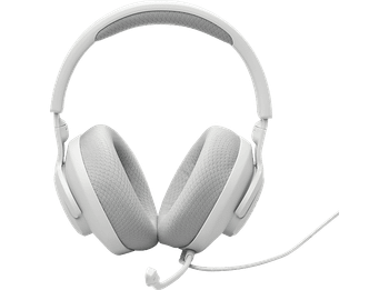Auriculares gaming - JBL Quantum 100M2, Circumaurales, Diadema con cable, Micrófono, Blanco