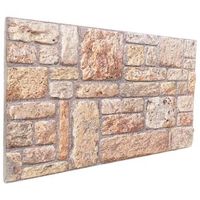 paneles de pared 10 uds 100 x 50 cm marron claro y espuma eps vidaxl
