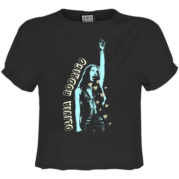 Amplified Clothing Camiseta manga larga Hand Up para mujer