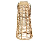 farol portavelas de ratan marron d265x56 cm