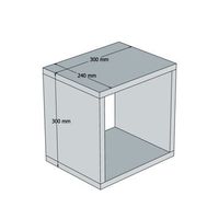estante de pared box azul