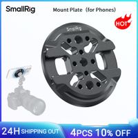 placa magnetica smallrig para iphone con soporte para microfono y orificio de 14-20 para dji mic 2 ideal para selfies vlogs y smartphones