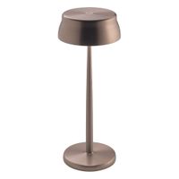 lampara de mesa led wi-fi cobre regulable zafferano