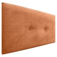 dhome cabecero de pana liso con botones 110x60 camas 105 - naranja