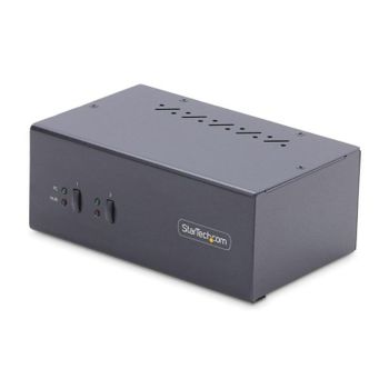 Conmutador KVM StarTech.com SV231DPDDUA2 Monitores 4K60Hz USB Hub 5Gbps Audio