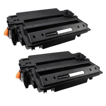 Compatible Multipack HP LaserJet 2430t Printer Toner Cartridges (2 Pack) -Q6511A